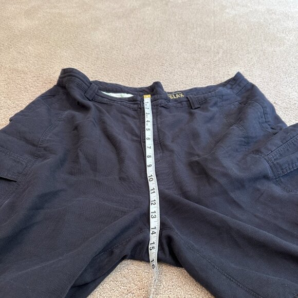 Tommy Bahama Cargo Shorts Relax Key Grip 9.5-inch Blue Flat Front Size 42 #TR808 - Picture 6 of 12